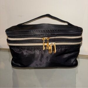Sonia Kashuk Black Train Case with Gold Accents